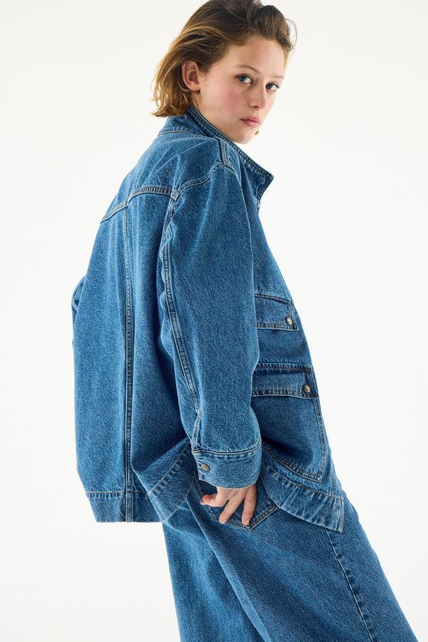 Rue Madam Denim Jacket Colin-lj Light-Jean