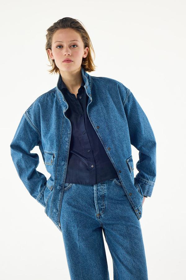 Rue Madam Denim Jacket Colin-lj Light-Jean