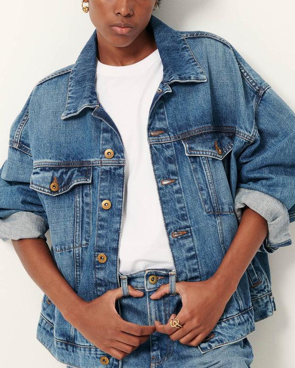 Rue Madam Denim Jacket Costello Vintage-Blue