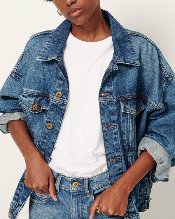 Rue Madam Denim Jacket Costello Vintage-Blue