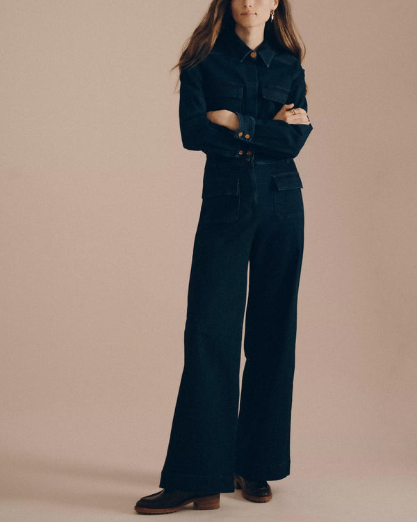 Rue Madam Denim Jacket Guggen Denim-Blue