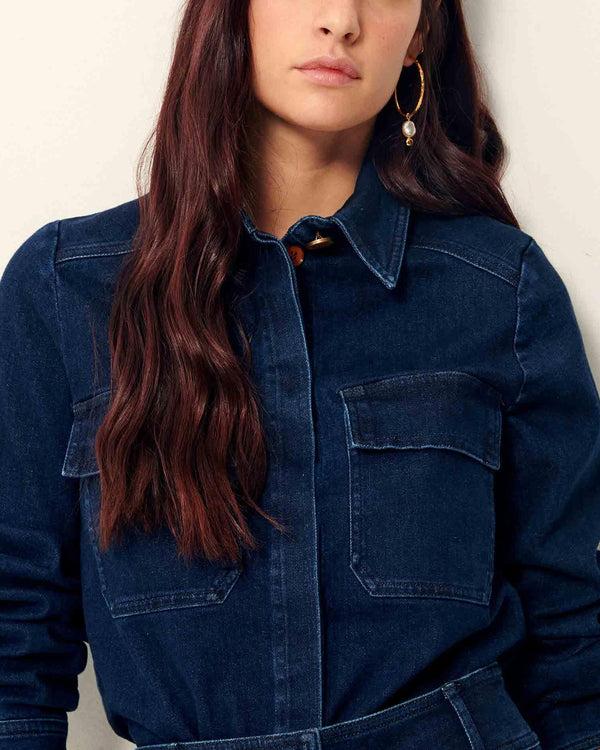 Rue Madam Denim Jacket Guggen Denim-Blue