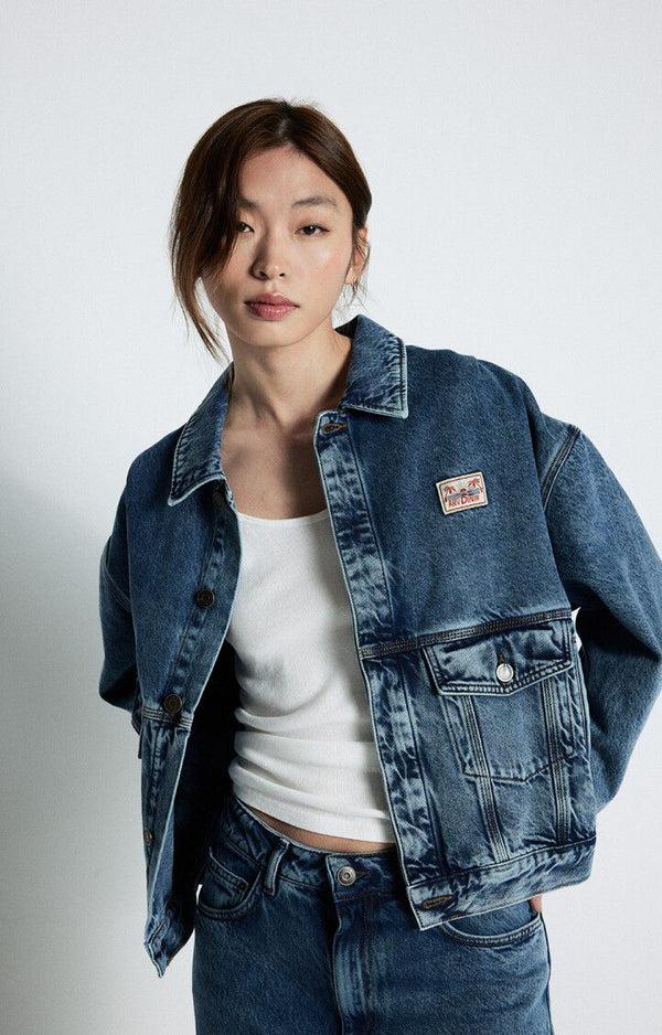 Rue Madam Denim Jacket Joy16f Stone