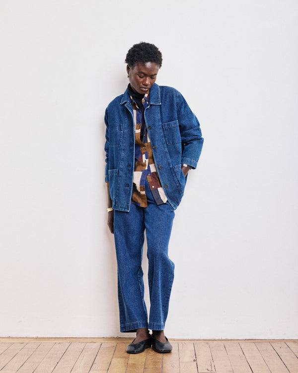 Rue Madam Denim Jacket Verdi Bevc615 01-Blue