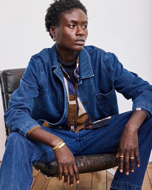 rue madam Denim Jacket Verdi Bevc615 01-Blue