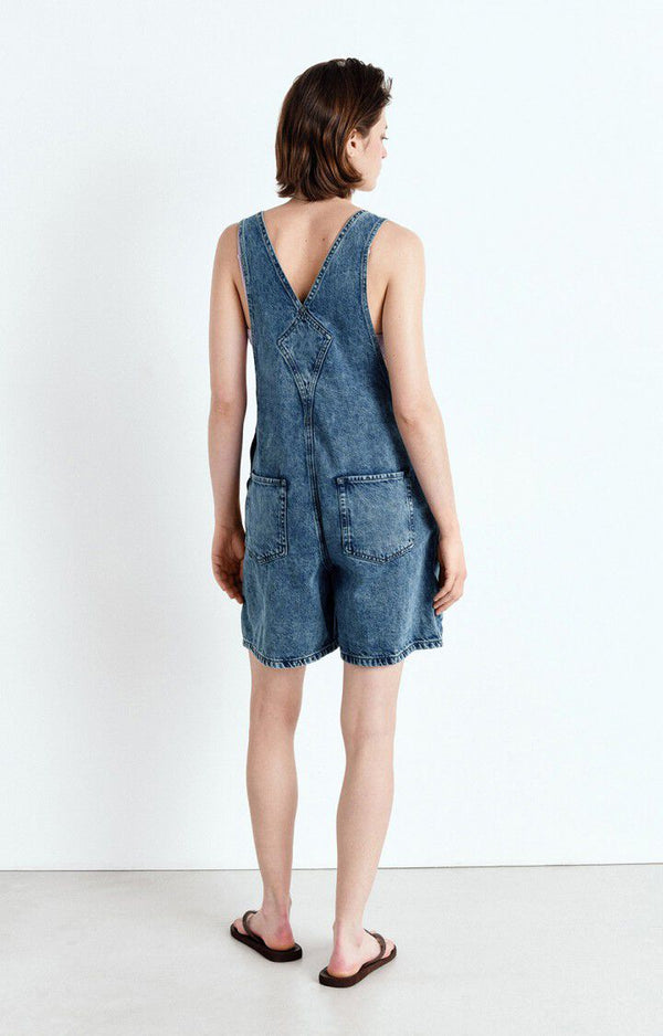 Rue Madam Denim Jumpsuit Joy12f Stone