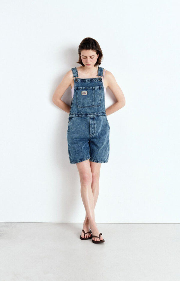 rue madam Denim Jumpsuit Joy12f Stone