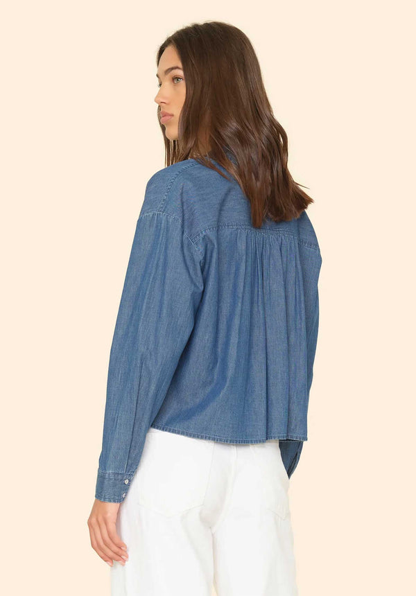 Rue Madam Denim Shirt Dion Shirt Blue-Rinse
