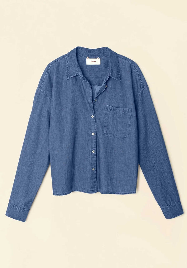 Rue Madam Denim Shirt Dion Shirt Blue-Rinse
