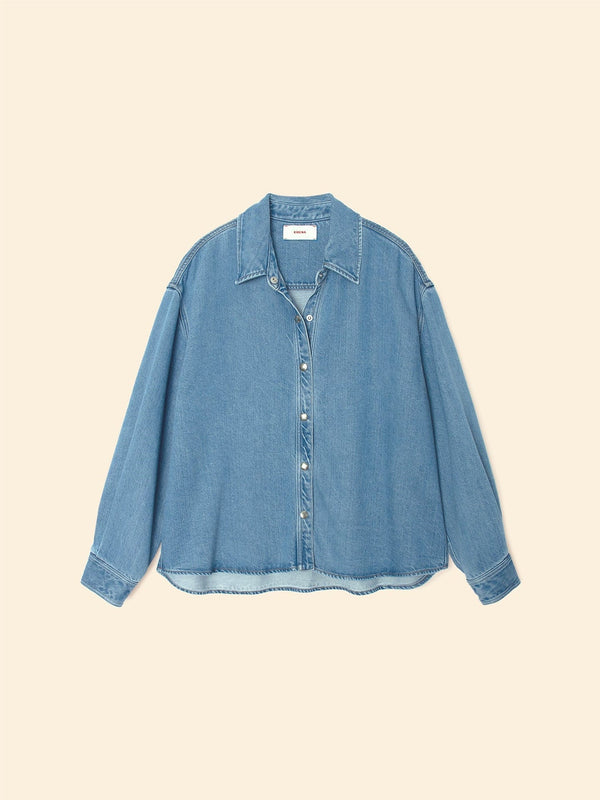 Rue Madam Denim Shirt Gia X5lid001 Pacific