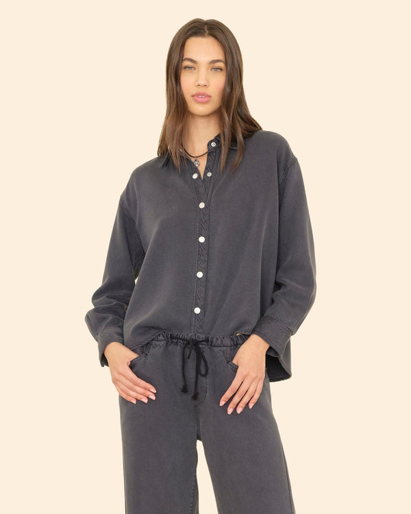 rue madam Denim Shirt Gia X5lwd001 Almost-Black