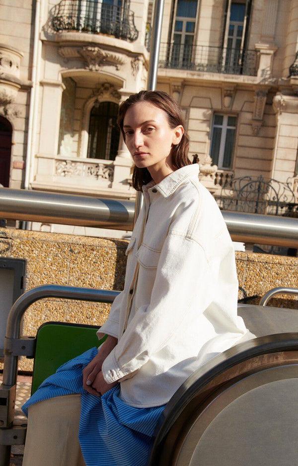 Rue Madam Denim Shirt Joz06a Off-White