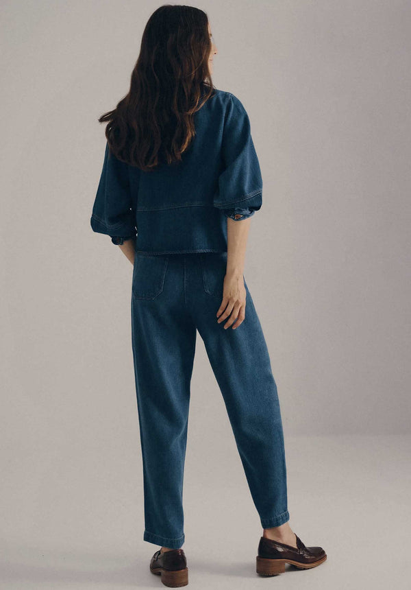 Rue Madam Denim Shirt Leone Denim-Blue