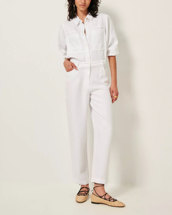 Rue Madam Denim Shirt Leone Optical-White