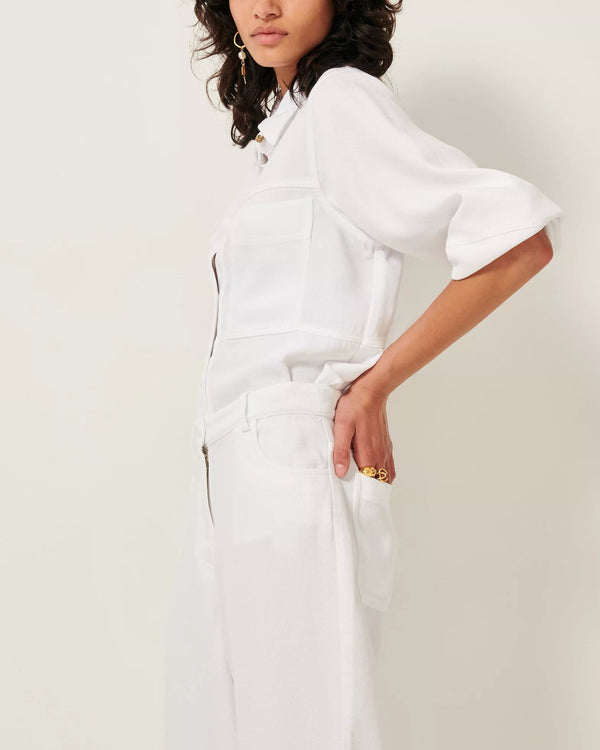 Rue Madam Denim Shirt Leone Optical-White