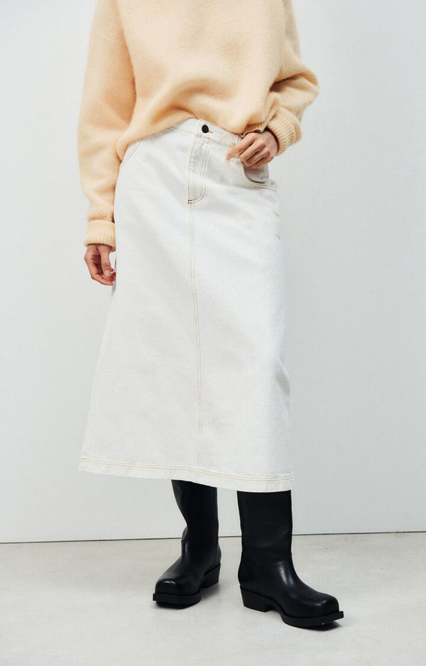 Rue Madam Denim Skirt Joz13a Off-White