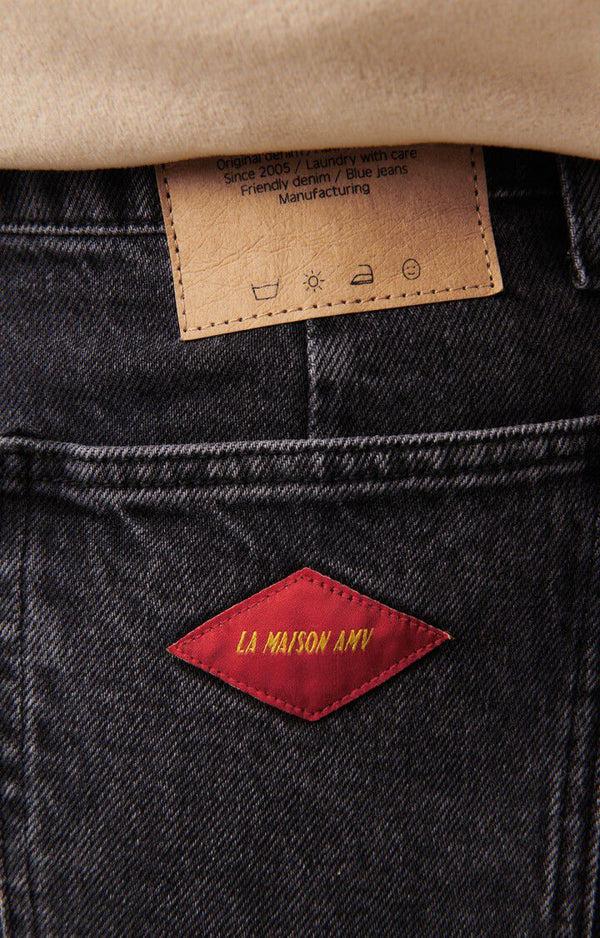 Rue Madam Denim Skirt Yop13d Black-Poivre