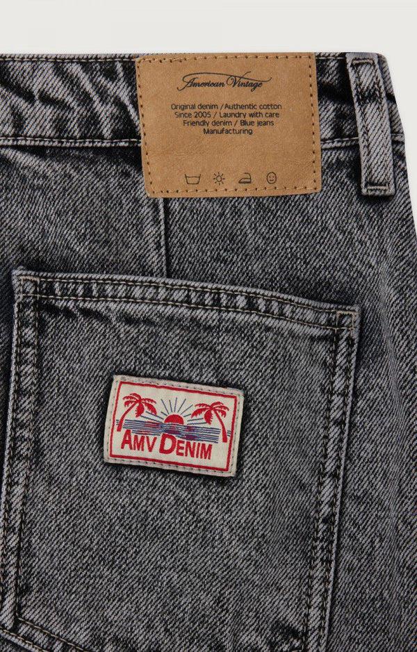 Rue Madam Denim Skirt Yop13e Grey-Salt-An