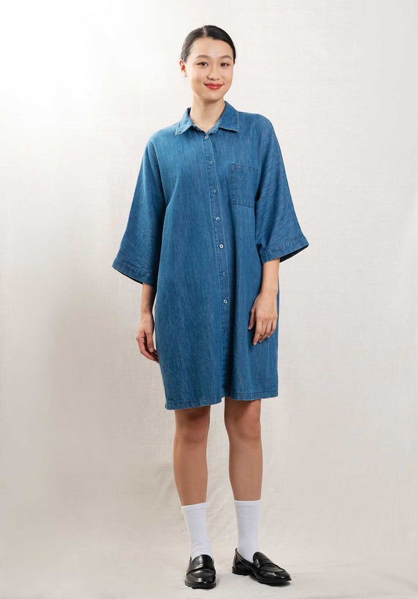 rue madam Dress 1100595 Denim