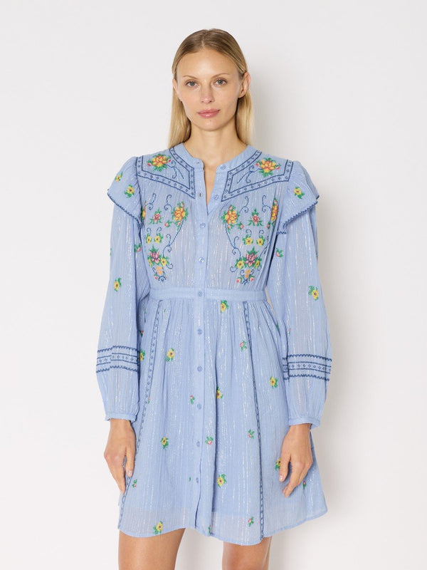 rue madam Dress 20rami Blue-Lavender