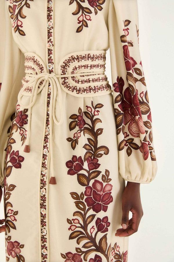 Rue Madam Dress 342682 Renata-Floral-Sand