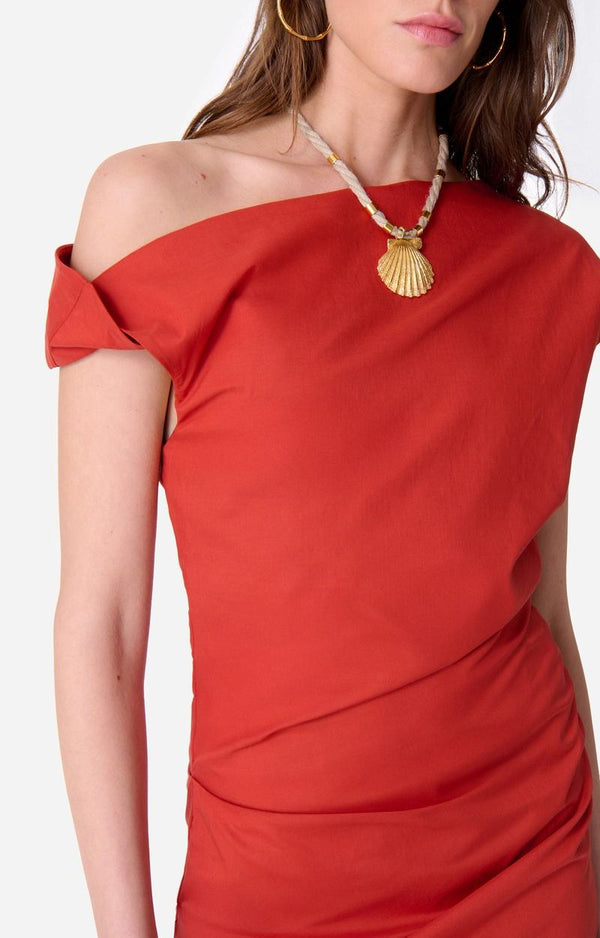 Rue Madam Dress 4eva69-v08798 Brique