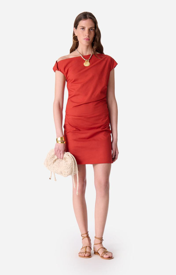 Rue Madam Dress 4eva69-v08798 Brique