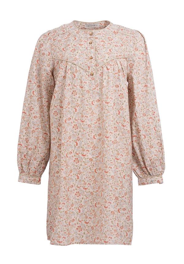 rue madam Dress 5167 Beige-Floral