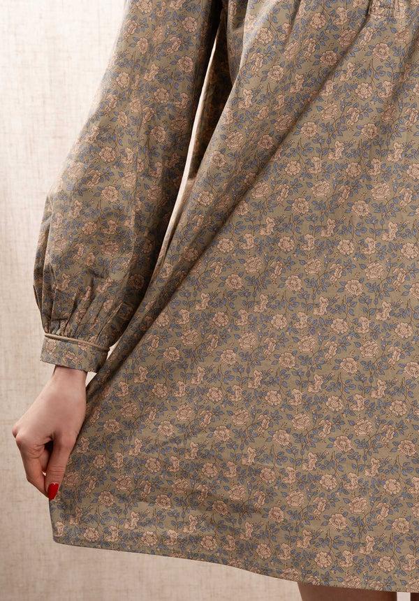 Rue Madam Dress 5167 Lt-Olive-Floral