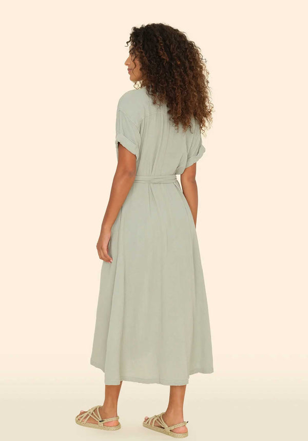 Rue Madam Dress Cate Dress Aqua-Grey