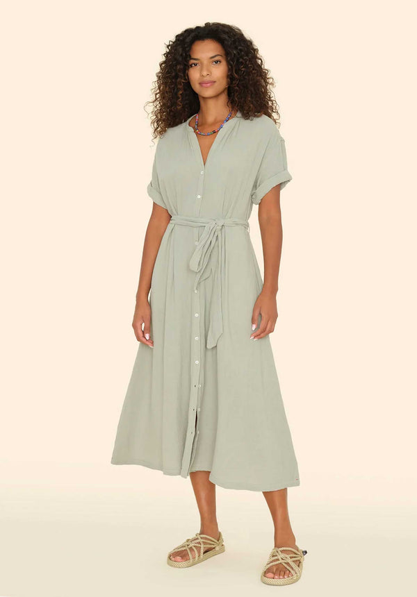 rue madam Dress Cate Dress Aqua-Grey