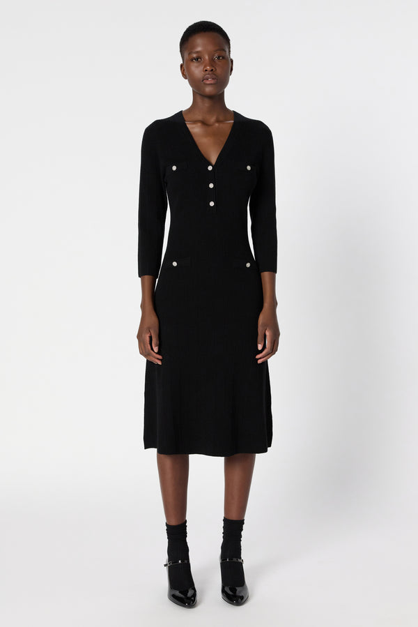 Rue Madam Dress Dcr47c216 Black