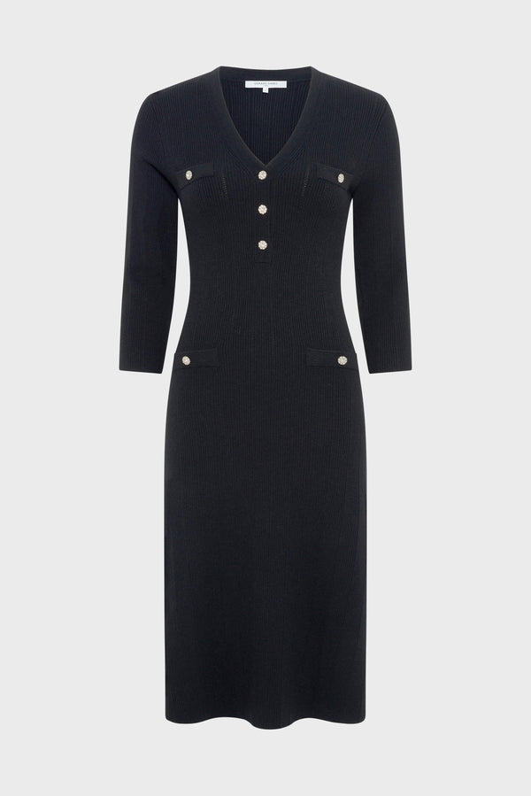 rue madam Dress Dcr47c216 Black