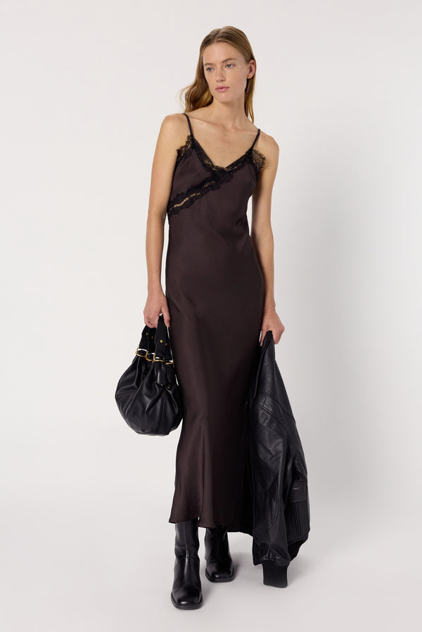 Rue Madam Dress Dcr68c345 Brown