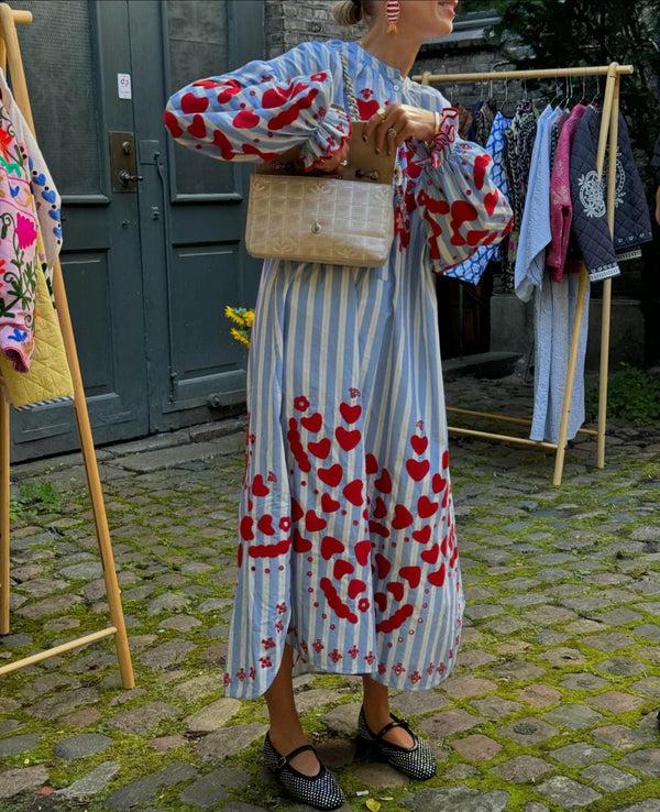 Rue Madam Dress Elisabeth Dress Vintage-Stripes