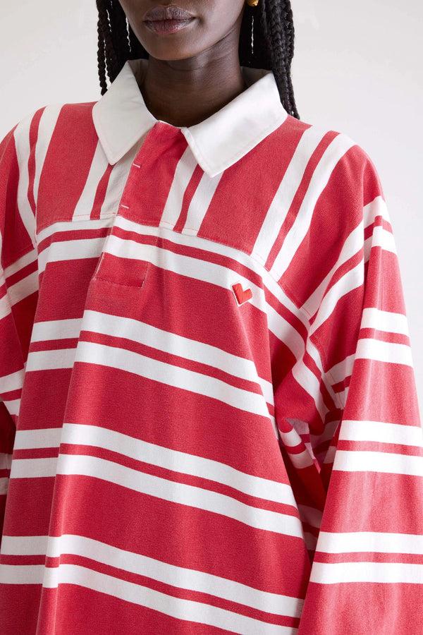 Rue Madam Dress Foogy T1794s Stripe-B