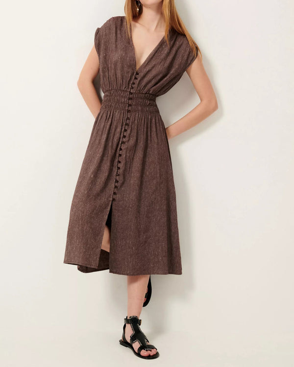 rue madam Dress Galaday Mahogany