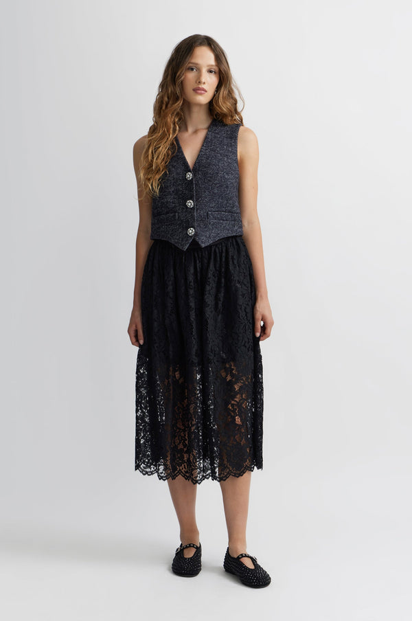 Rue Madam Dress H25cocl Gris