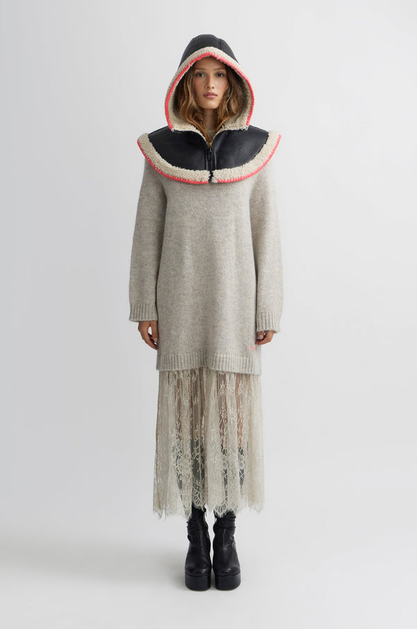 Rue Madam Dress H25woro Ecru