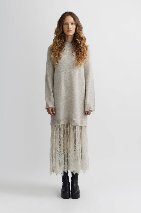 Rue Madam Dress H25woro Ecru