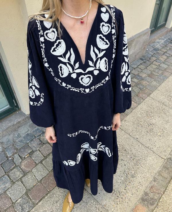 Rue Madam Dress Kamma Dress Navy