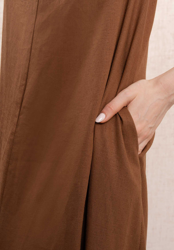 Rue Madam Dress L8731 Brown