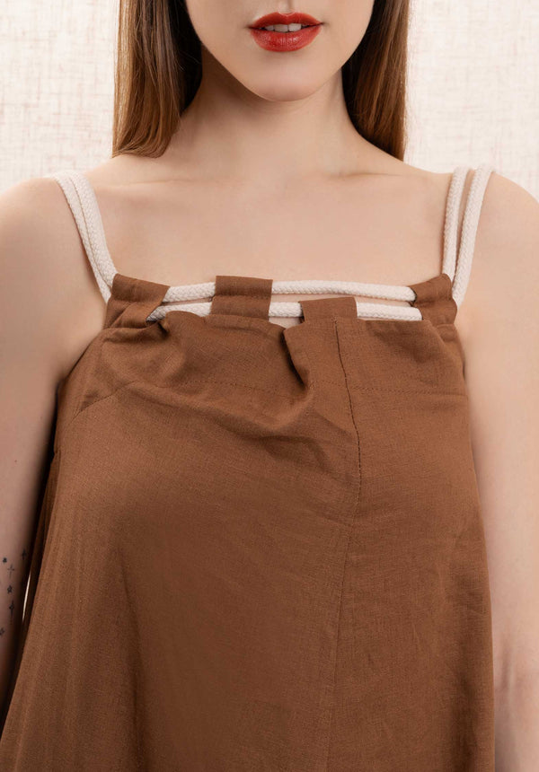 Rue Madam Dress L8731 Brown