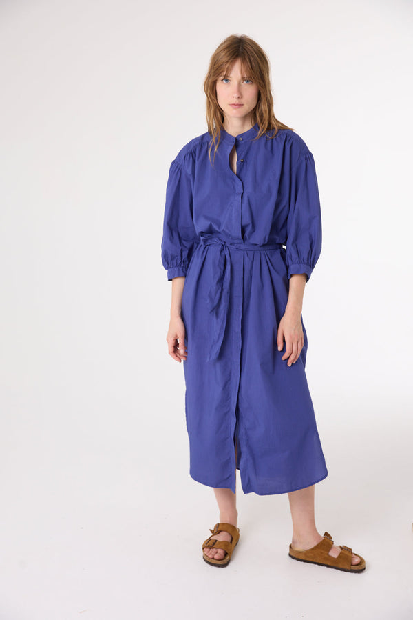 rue madam Dress Monica Navy Bleu