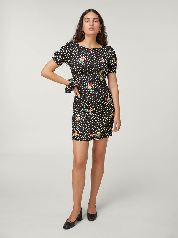 rue madam Dress Nicole Noir