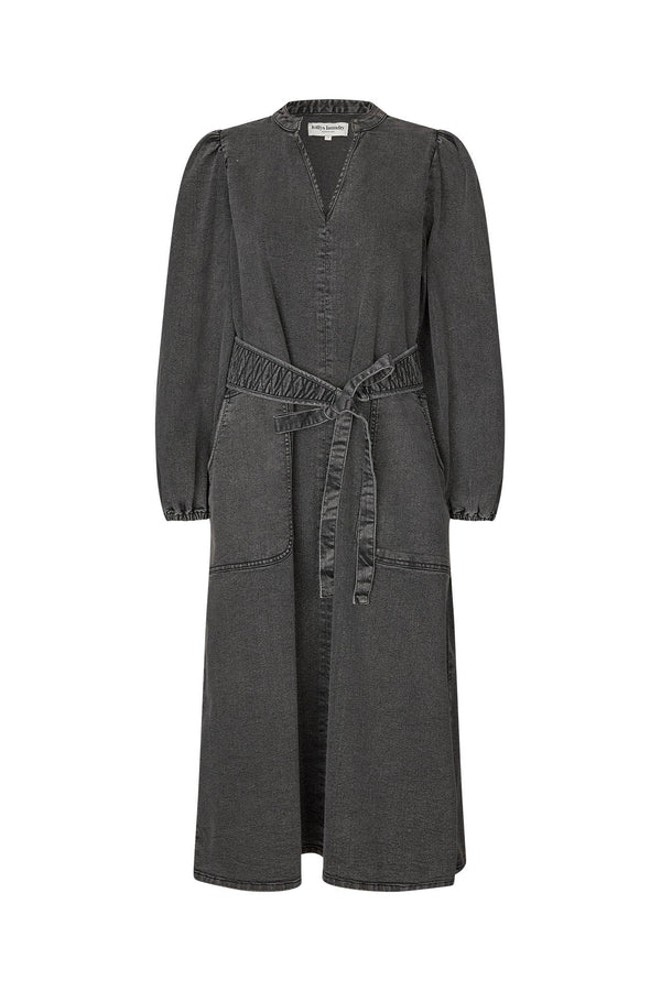 Rue Madam Dress Parisll Midi Dre Washed-Black