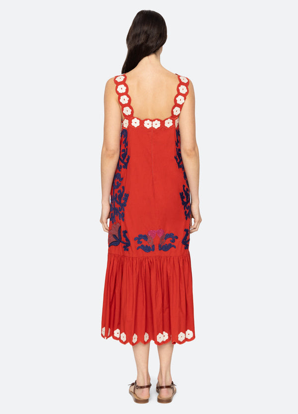 Rue Madam Dress Pf25-009 Red