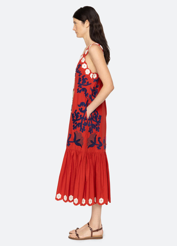 Rue Madam Dress Pf25-009 Red