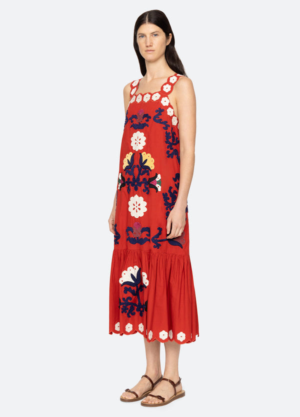 Rue Madam Dress Pf25-009 Red