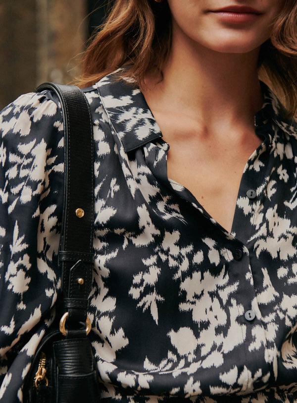 Rue Madam Dress Romance Floral Noir